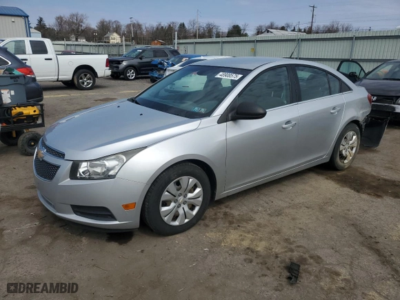 2012 Chevrolet Cruze LS with VIN 1G1PC5SH6C7145621, listed as a Copart auction lot 48908575 with 102,607 mi miles and Salvage Title. Bid and sale history available at carsss.com. Image 1.