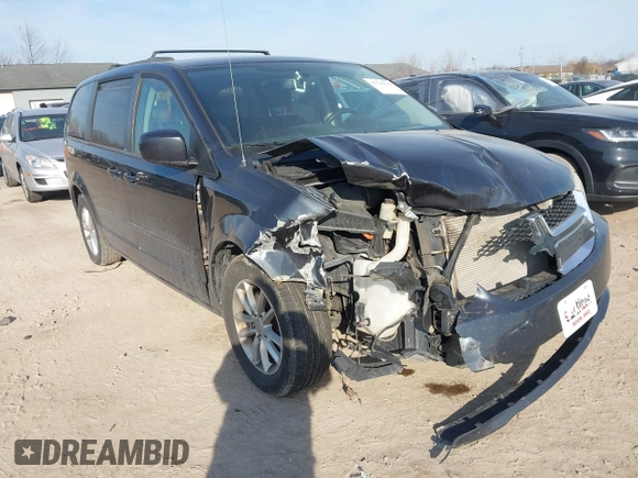 2013 Dodge Grand Caravan SXT with VIN 2C4RDGCG4DR602893, listed as a IAAI auction lot 41747242 with 206,213 mi miles and . Bid and sale history available at DreamBid. Image 1.