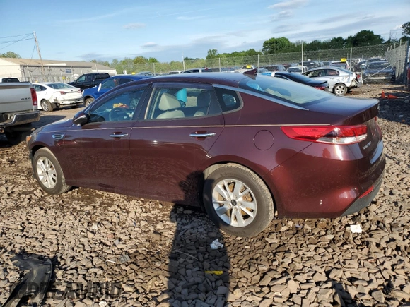 2016 Kia Optima LX z VIN 5XXGT4L35GG042496, wystawiony jako Copart lot #53816495 z przebiegiem 77 924 mil mil oraz Szkoda całkowita • Salvage title. Historia ofert i sprzedaży dostępna na DreamBid. Obrazek 2.