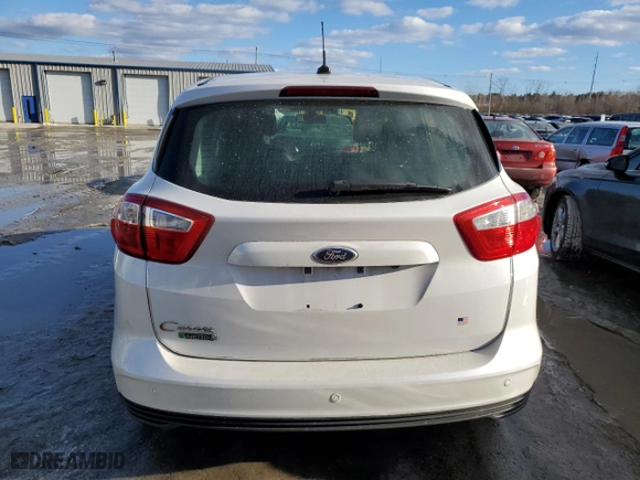2014 Ford C-Max Energi SEL with VIN 1FADP5CU0EL500583, listed as a Copart auction lot 46593615 with 128,457 mi miles and Clean Title. Bid and sale history available at carsss.com. Image 6.