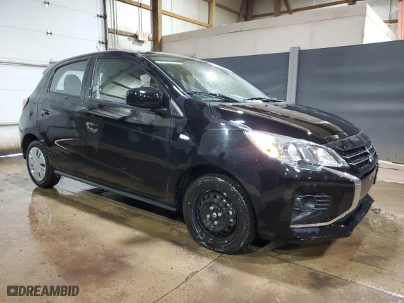 2024 Mitsubishi Mirage ES with VIN ML32AUHJ0RH016713, listed as a Copart auction lot 53776935 with 13,123 mi miles and Clean Title. Bid and sale history available at carsss.com. Image 4.