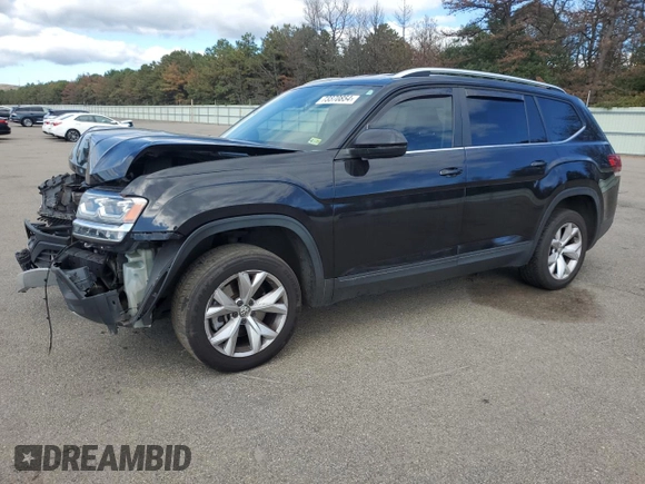2019 Volkswagen Atlas SE with VIN 1V2DP2CA2KC590487, listed as a Copart auction lot 73370854 with 125,469 mi miles and Salvage title. Bid and sale history available at DreamBid. Image 1.