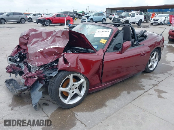 2003 Mazda MX-5 Miata Cloth with VIN JM1NB353130304852, listed as a IAAI auction lot 42145498 with Not provided miles and . Bid and sale history available at DreamBid. Image 19.