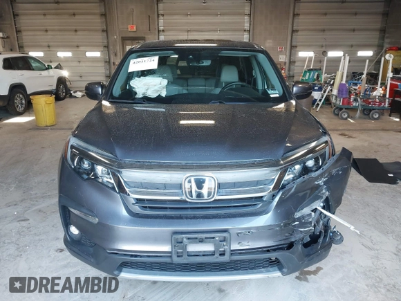 2019 Honda Pilot EX-L with VIN 5FNYF6H50KB035548, listed as a IAAI auction lot 42011724 with 105,195 mi miles and . Bid and sale history available at DreamBid. Image 12.