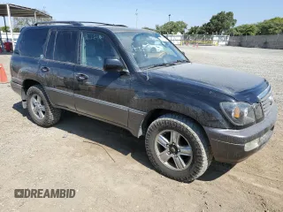 2006 Lexus LX 470 z VIN JTJHT00W264004516, wystawiony jako Copart lot #72607504 z przebiegiem 220 156 mil mil oraz Czysty tytuł • Clean title. Historia ofert i sprzedaży dostępna na DreamBid. Obrazek 4.