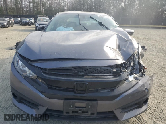 2017 Honda Civic Sedan EX-T with VIN 19XFC1F39HE029234, listed as a Copart auction lot 50640145 with 119,347 mi miles and Salvage Title. Bid and sale history available at carsss.com. Image 5.