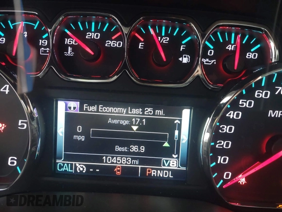 2017 Chevrolet Silverado 1500 LT with VIN 3GCPCREC5HG119019, listed as a IAAI auction lot 41949285 with 104,583 mi miles. Bid and sale history available at carsss.com. Image 16.