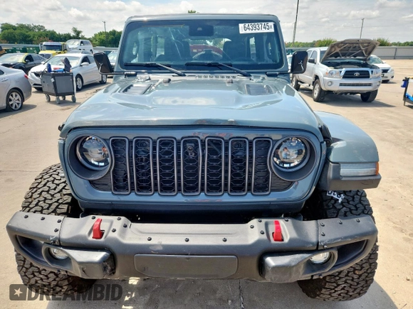 2024 Jeep Wrangler Rubicon X with VIN 1C4RJXFGXRW247781, listed as a Copart auction lot 64393745 with 2,661 mi miles and Salvage title. Bid and sale history available at DreamBid. Image 5.