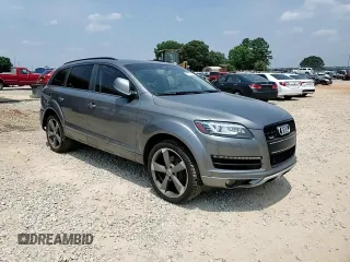 2015 Audi Q7 Premium Plus with VIN WA1LGAFE8FD006318, listed as a Copart auction lot 59210825 with 91,891 mi miles and Salvage title. Bid and sale history available at DreamBid. Image 14.
