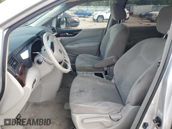 2013 Nissan Quest SV with VIN JN8AE2KP3D9070402, listed as a Copart auction lot 60081504 with 119,298 mi miles and Salvage Title. Bid and sale history available at carsss.com. Image 7.