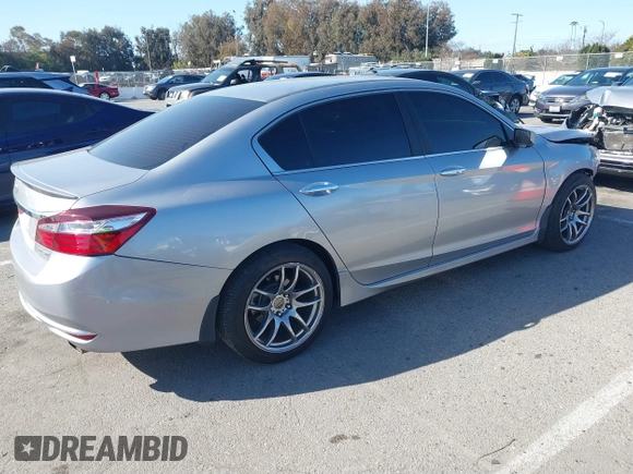 2017 Honda Accord Sedan Sport with VIN 1HGCR2F5XHA161819, listed as a IAAI auction lot 41798195 with 25,837 mi miles. Bid and sale history available at carsss.com. Image 4.