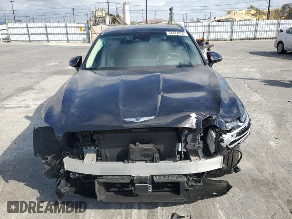 2024 Genesis GV70 Advanced with VIN 5NMMCET1XRH001681, listed as a Copart auction lot 54874865 with 15,991 mi miles and Salvage title. Bid and sale history available at DreamBid. Image 5.