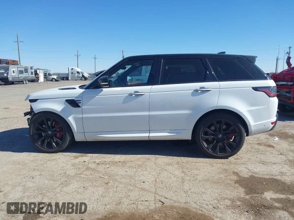 2021 Land Rover Range Rover Sport HST with VIN SALWS2RUXMA749869, listed as a IAAI auction lot 41315473 with 91,623 mi miles. Bid and sale history available at carsss.com. Image 14.