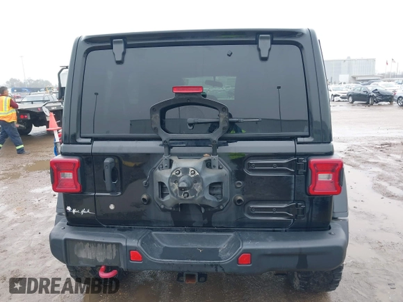 2019 Jeep Wrangler Unlimited Rubicon z VIN 1C4HJXFNXKW511193, wystawiony jako IAAI lot #41452579 z przebiegiem 91 857 mil mil oraz . Historia ofert i sprzedaży dostępna na DreamBid. Obrazek 17.