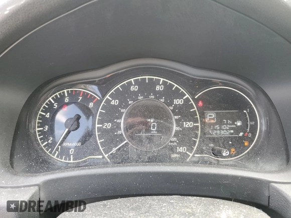 2015 Nissan Note S Plus with VIN 3N1CE2CP0FL434159, listed as a Copart auction lot 55592655 with 115,102 mi miles and Salvage title. Bid and sale history available at DreamBid. Image 9.