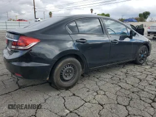 2015 Honda Civic Sedan LX with VIN 19XFB2E52FE109354, listed as a Copart auction lot 49101105 with 279,321 mi miles and Clean Title. Bid and sale history available at carsss.com. Image 3.