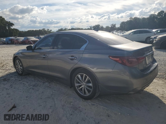 2021 Infiniti Q50 Pure with VIN JN1EV7APXMM701738, listed as a Copart auction lot 74363854 with 49,907 mi miles and Clean title. Bid and sale history available at DreamBid. Image 2.