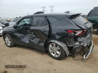2021 Chevrolet Blazer LT with VIN 3GNKBCR44MS572298, listed as a Copart auction lot 54063235 with 43,635 mi miles and Salvage title. Bid and sale history available at DreamBid. Image 2.