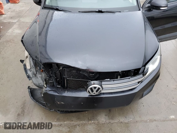 2017 Volkswagen Tiguan S with VIN WVGBV7AX8HK046105, listed as a Copart auction lot 47805145 with 128,900 mi miles and Salvage Title. Bid and sale history available at DreamBid. Image 12.