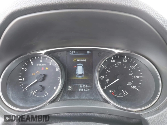2015 Nissan Rogue S with VIN KNMAT2MT5FP514938, listed as a IAAI auction lot 41936913 with 116,631 mi miles and . Bid and sale history available at DreamBid. Image 7.