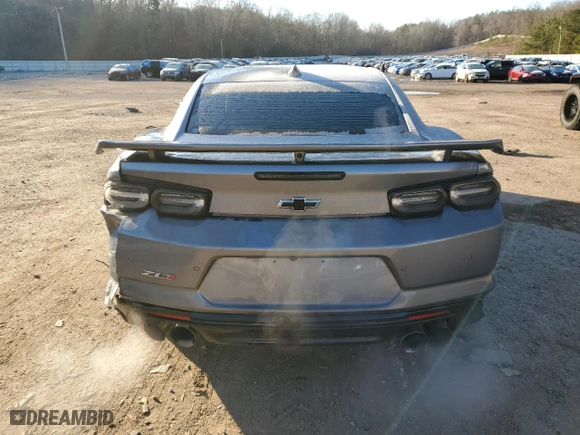 2019 Chevrolet Camaro ZL1 with VIN 1G1FK1R6XK0146550, listed as a Copart auction lot 88136095 with 32,788 mi miles and Salvage Title. Bid and sale history available at carsss.com. Image 6.