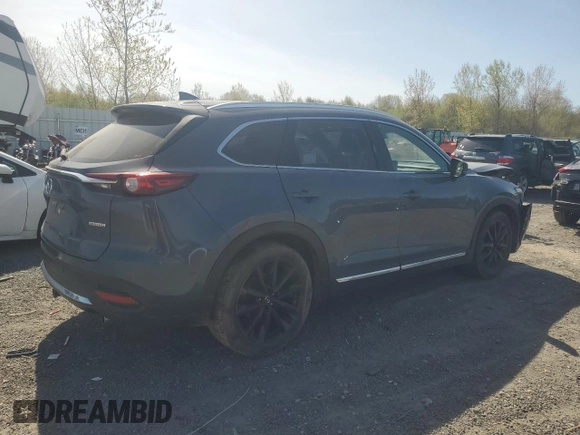 2021 Mazda CX-9 Carbon Edition with VIN JM3TCBDY7M0524887, listed as a Copart auction lot 55016555 with 61,934 mi miles and Salvage title. Bid and sale history available at DreamBid. Image 3.