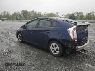 2013 Toyota Prius One with VIN JTDKN3DU1D0341471, listed as a Copart auction lot 52001815 with 207,181 mi miles and Salvage Title. Bid and sale history available at carsss.com. Image 2.