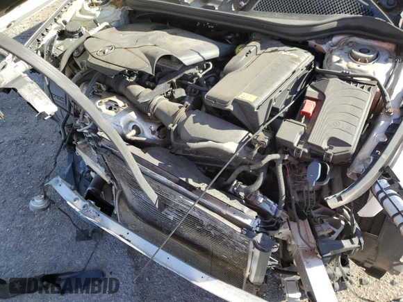 2015 Mercedes-Benz CLA 250 with VIN WDDSJ4EB1FN236200, listed as a Copart auction lot 43559595 with Not Provided miles and Salvage Title. Bid and sale history available at DreamBid. Image 12.