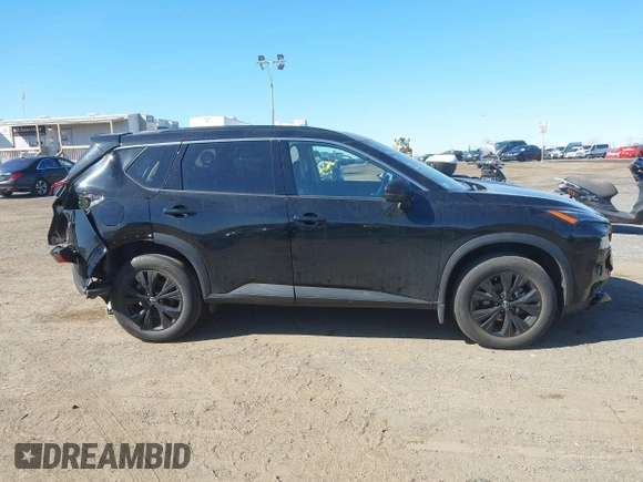 2023 Nissan Rogue SV with VIN JN8BT3BB2PW183588, listed as a IAAI auction lot 41811532 with 20,813 mi miles. Bid and sale history available at carsss.com. Image 13.