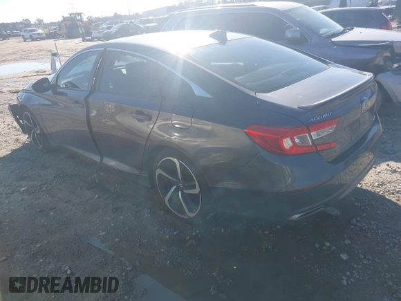 2019 Honda Accord Sport with VIN 1HGCV1F30KA086821, listed as a IAAI auction lot 41580379 with 84,288 mi miles and . Bid and sale history available at DreamBid. Image 3.