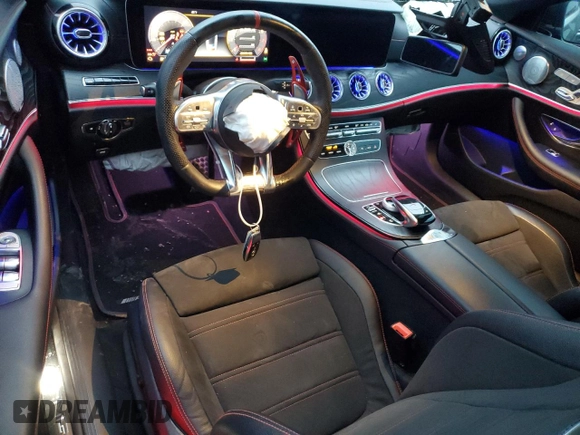 2019 Mercedes-Benz E 53 AMG with VIN WDD1K6BB2KF087731, listed as a Copart auction lot 42838895 with 29,840 mi miles and Salvage Title. Bid and sale history available at DreamBid. Image 8.