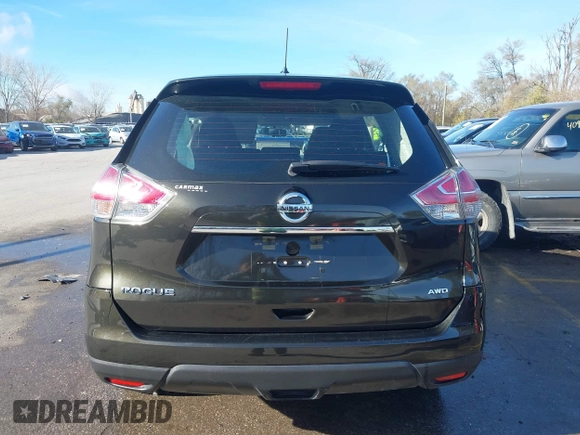 2016 Nissan Rogue SV with VIN KNMAT2MV4GP682301, listed as a IAAI auction lot 40922804 with 69,380 mi miles. Bid and sale history available at carsss.com. Image 16.