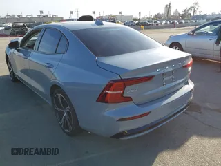 2024 Volvo S60 Core Dark Theme with VIN 7JRL12TK4RG309303, listed as a IAAI auction lot 41724775 with 7,061 mi miles and . Bid and sale history available at DreamBid. Image 3.