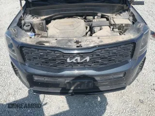 2022 Kia Telluride EX with VIN 5XYP3DHC4NG286223, listed as a Copart auction lot 58838925 with 45,444 mi miles and Salvage title. Bid and sale history available at DreamBid. Image 12.