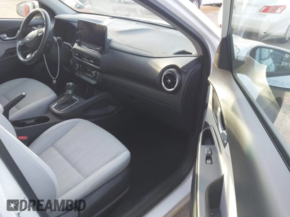 2023 Hyundai Kona SEL with VIN KM8K3CAB8PU055554, listed as a IAAI auction lot 41828652 with 11,323 mi miles and . Bid and sale history available at DreamBid. Image 5.
