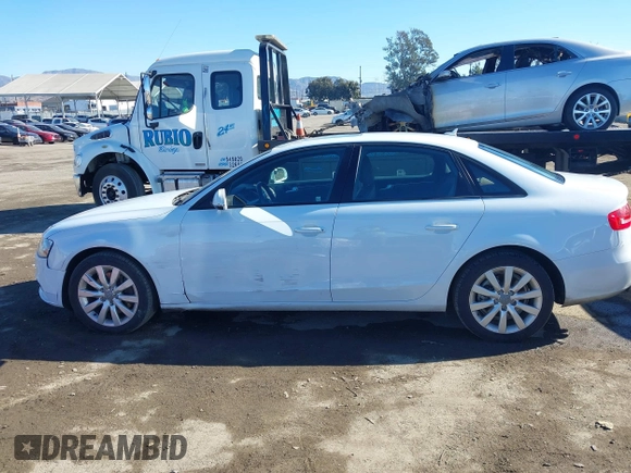 2014 Audi A4 Premium with VIN WAUAFAFL0EN004342, listed as a IAAI auction lot 41233660 with 120,191 mi miles. Bid and sale history available at carsss.com. Image 14.