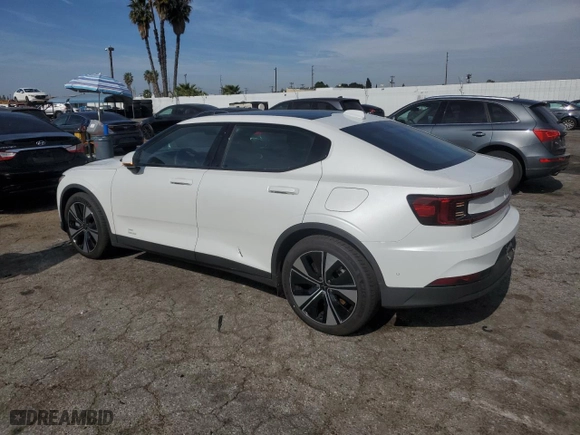 2024 Polestar 2 with VIN YSMFD3KA8RL225434, listed as a Copart auction lot 42134285 with 0 mi miles and Salvage Title. Bid and sale history available at carsss.com. Image 2.