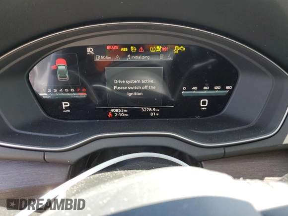 2022 Audi Q5 S line Premium Plus with VIN WA1EAAFY3N2105126, listed as a Copart auction lot 56025645 with 40,853 mi miles and Salvage title. Bid and sale history available at DreamBid. Image 9.