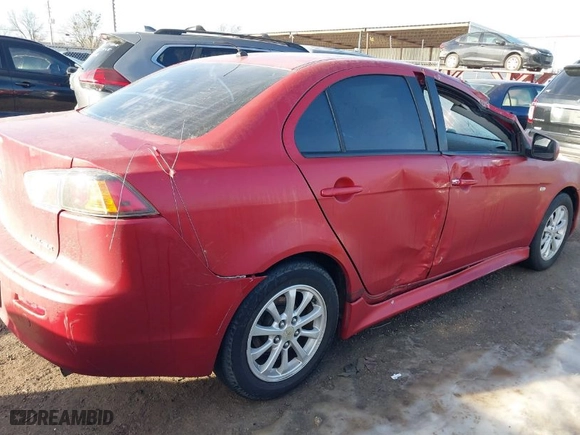 2012 Mitsubishi Lancer ES with VIN JA32U2FUXCU010520, listed as a IAAI auction lot 41628302 with 174492 miles. Bid and sale history available at carsss.com. Image 4.