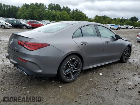 2022 Mercedes-Benz CLA 250 with VIN W1K5J4HB7NN263909, listed as a Copart auction lot 66138673 with 46,408 mi miles and . Bid and sale history available at DreamBid. Image 3.