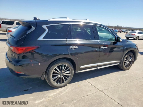 2017 Infiniti QX60 with VIN 5N1DL0MN0HC523006, listed as a Copart auction lot 48495625 with 149,687 mi miles and Salvage Title. Bid and sale history available at carsss.com. Image 3.