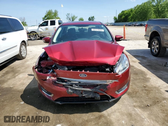 2017 Ford Focus Titanium with VIN 1FADP3J28HL209081, listed as a Copart auction lot 59171635 with 120,201 mi miles and Salvage title. Bid and sale history available at DreamBid. Image 5.