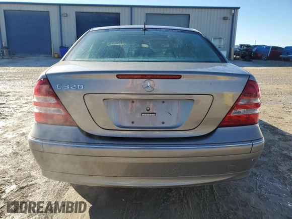 2005 Mercedes-Benz C 320 with VIN WDBRF64J45F598415, listed as a Copart auction lot 79745294 with 45,177 mi miles and Salvage Title. Bid and sale history available at DreamBid. Image 6.