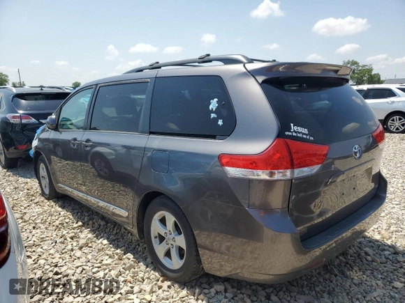 2011 Toyota Sienna LE AAS with VIN 5TDKK3DCXBS151601, listed as a Copart auction lot 53715635 with 264,672 mi miles and Salvage title. Bid and sale history available at DreamBid. Image 2.