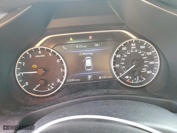 2019 Nissan Murano SL with VIN 5N1AZ2MJ5KN127983, listed as a Copart auction lot 78324444 with 53,284 mi miles and Non Repairable. Bid and sale history available at carsss.com. Image 9.
