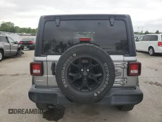 2020 Jeep Wrangler Unlimited Sport с VIN 1C4HJXDG1LW206543, выставлен на аукционе Copart как лот 55635105 с пробегом 68 808 миль миль и Списание • Salvage title. История ставок и продаж доступна на DreamBid. Изображение 6.