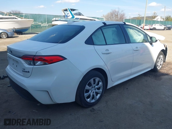 2023 Toyota Corolla Hybrid LE with VIN JTDBCMFE1PJ012186, listed as a IAAI auction lot 41807936 with 47,307 mi miles and . Bid and sale history available at carsss.com. Image 4.