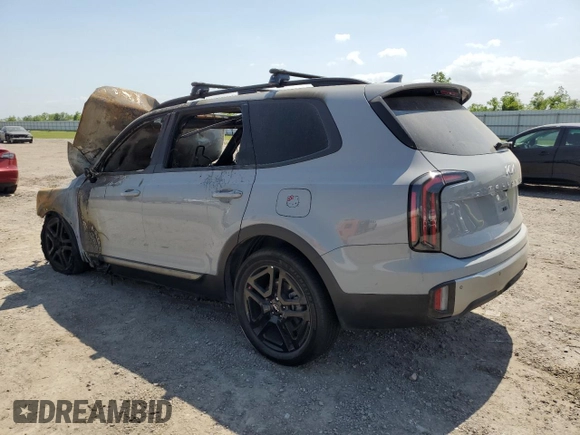 2023 Kia Telluride SX Prestige X-Line z VIN 5XYP5DGC8PG404532, wystawiony jako Copart lot #53205865 z przebiegiem Nie podano mil oraz Nie do naprawy • Non repairable. Historia ofert i sprzedaży dostępna na DreamBid. Obrazek 2.