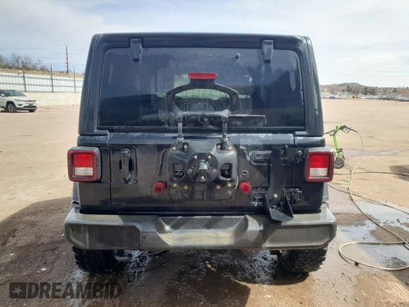 2021 Jeep Wrangler Sport S with VIN 1C4HJXAG0MW757004, listed as a Copart auction lot 86211284 with 51,050 mi miles and Salvage Title. Bid and sale history available at DreamBid. Image 6.