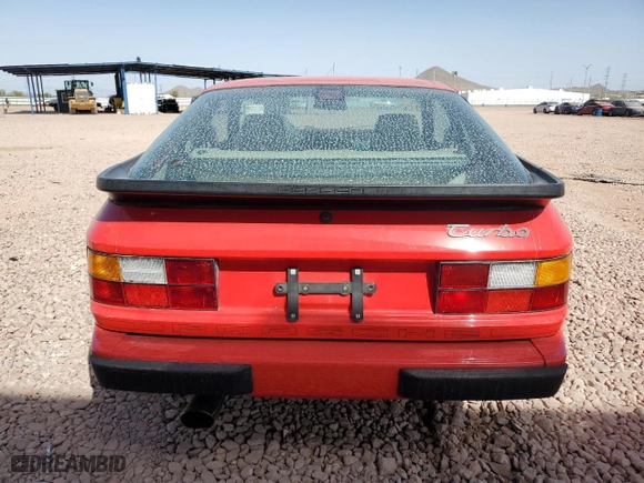 1986 Porsche 944 with VIN WP0AA0954GN154787, listed as a Copart auction lot 47305065 with 73,671 mi miles and Salvage Title. Bid and sale history available at carsss.com. Image 6.